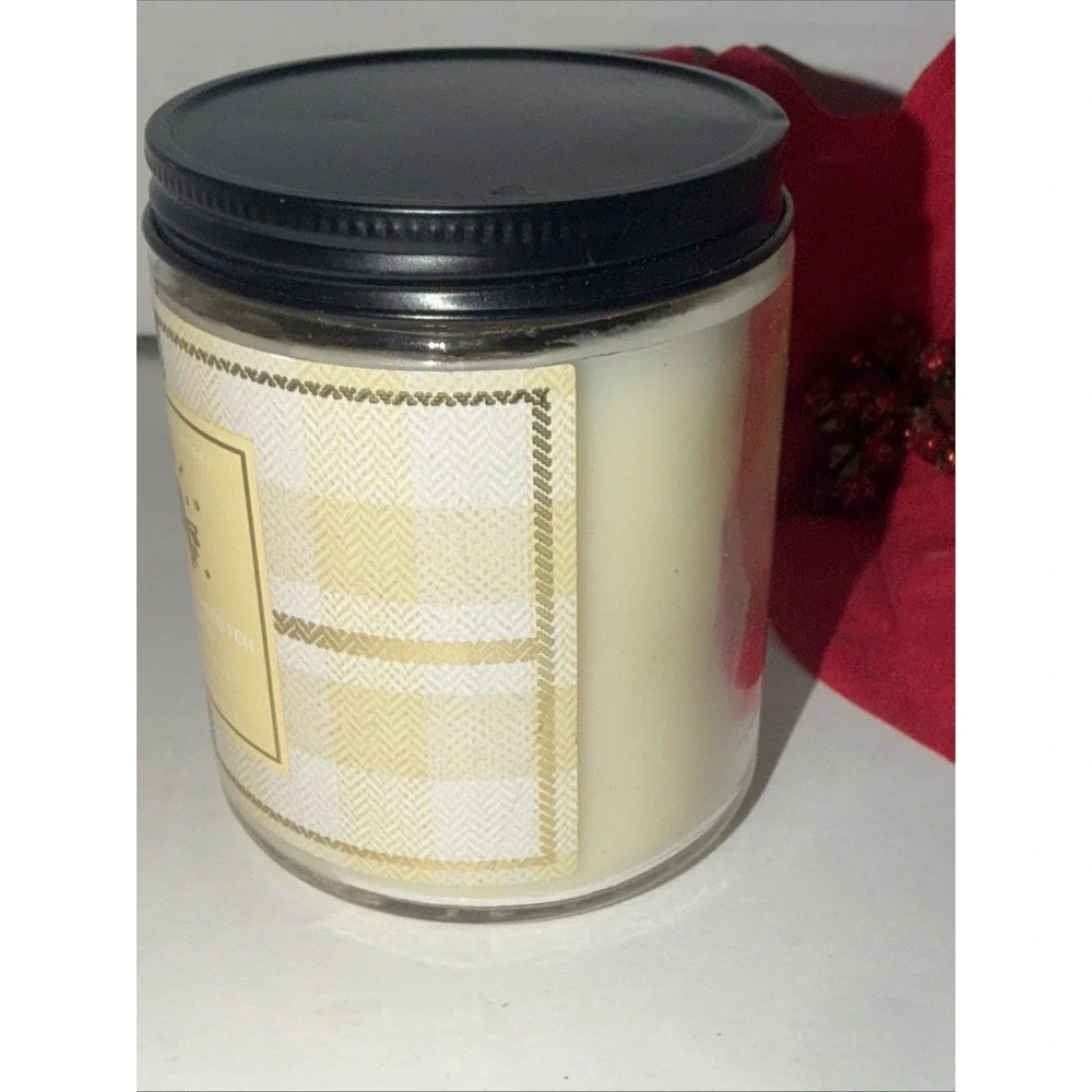 Bath & Body Works Salted Butterscotch & Vanilla Scented Candle 7 oz Single Wick